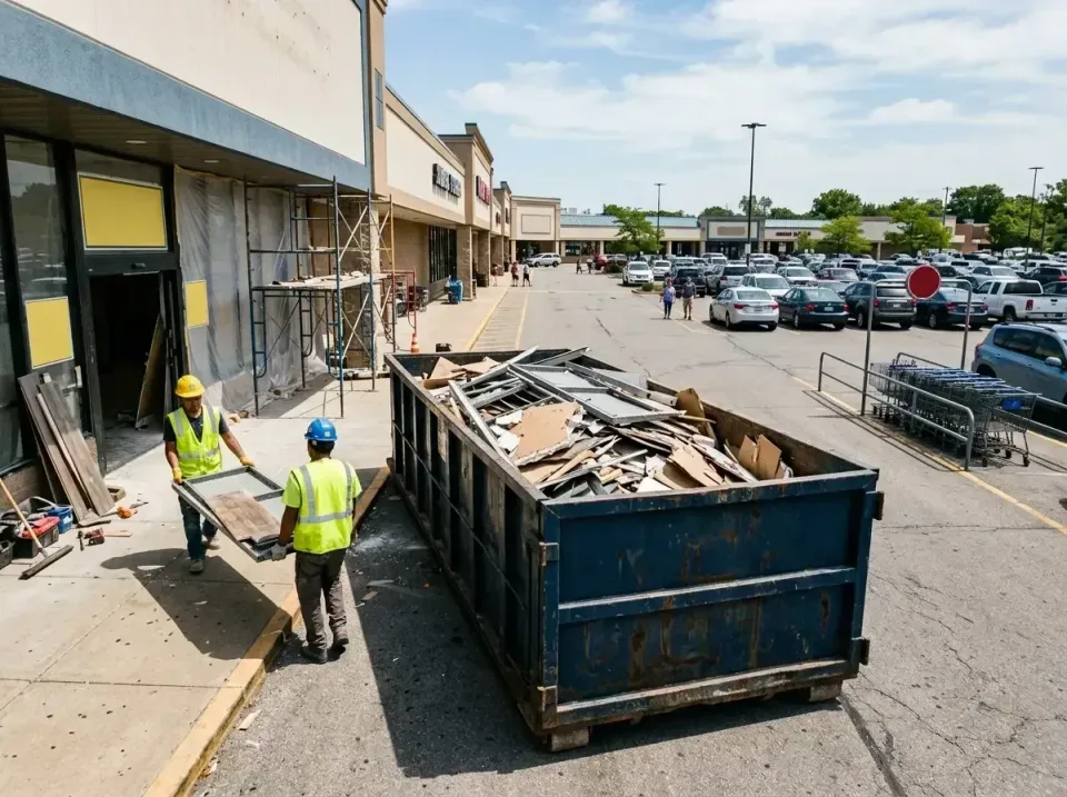 retail-store-renovation-debris-003 — frequently asked questions, Roll-off Dumpster Rentals in Town and Country, MO
